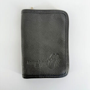 Rolling Stones Wallet Bigger Banger Tour 2005 Black Zip Leather Roots Logo Rare